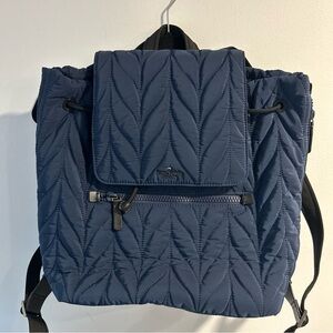 NWOT Kate Spade Ellie Large Flap Backpack Nightcap Navy Blue